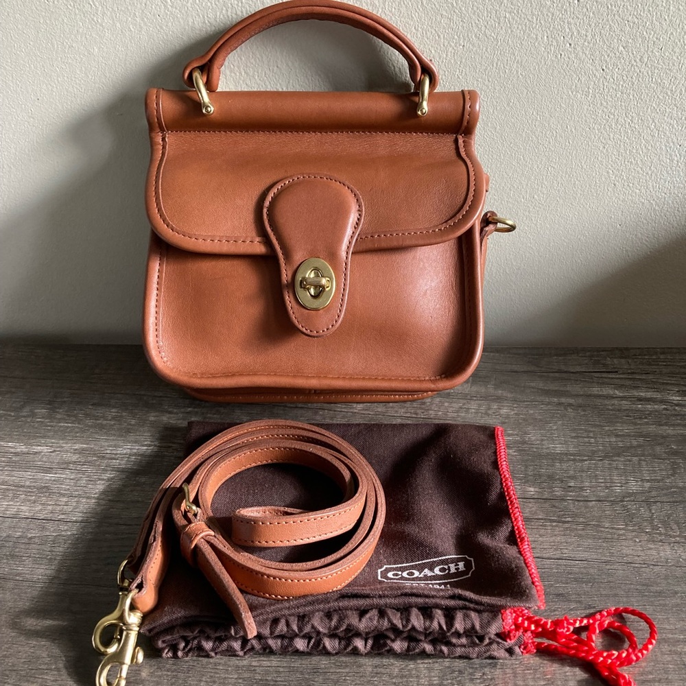 Vintage Coach Winnie Bag British Tan Rare